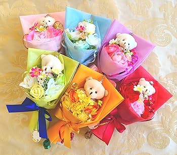 ちびわかめちゃん　キャンディブーケ　25個 Amazon.co.jp: チュッパチャプス フラワーブーケ ピンク 1個